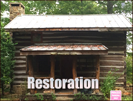 Historic Log Cabin Restoration  Clinch County, Georgia